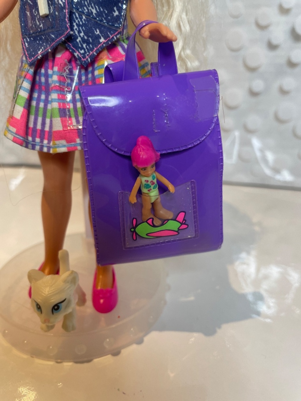 Vintage 1994 🎒🛝Stacie Polly Pocket doll - Picture 3 of 16